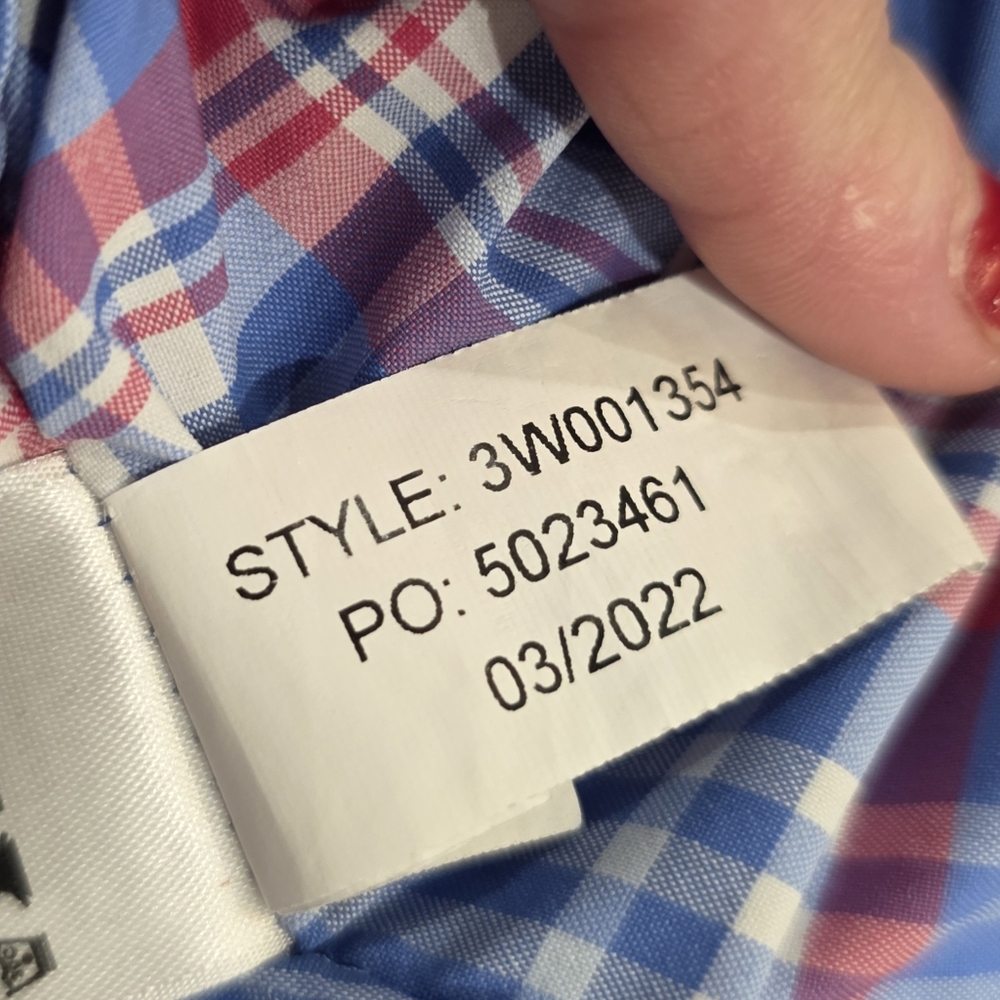 Vineyard Vines Toddler Boys Plaid Nylon Long Sleeve Performance Button Down 4T - Picture 5 of 7